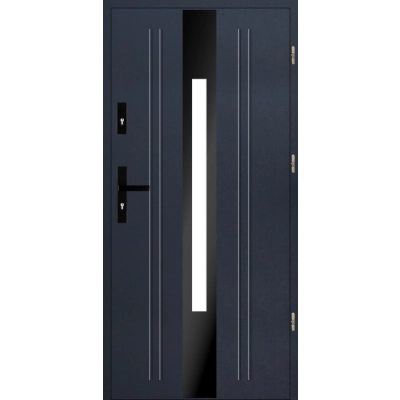 Drzwi S35 T49 BLACK Antracyt 72 mm